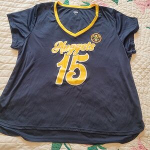 NBA Black Polyester Tee